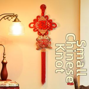 LONGQUANBAO | Auspicious Mini Chinese Knot Blessing Hanging Decoration Small Size