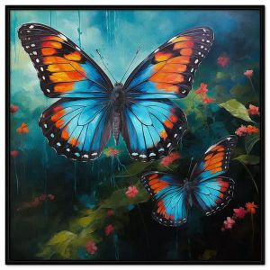 Tranh Dán Tường Họa Tiết Bướm Xinh Đẹp Phong Cách Hiện Đại CGI-165