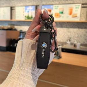 Premium Leather Car Keychains for BMW Mens Style Key Rings Suitable for 7 Series 5 Series 3 Series 6 Series GTX1X2X3X5X6