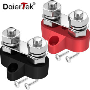 {\n    \"article\": \" DaierTek 5/16\\\" Terminal Block Studs M8 48V Junction Block Bus Bar Insulated Dual Power Distribution Stud Positive Negative RV