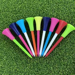 PGM | 20 Chiếc Gậy Đánh Golf Nhiều Màu Sắc 83mm Nhựa Bền Đệm Cao Su Giá Đỡ Bóng Trên Đỉnh Phụ Kiện Chơi Golf