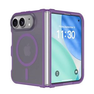 Ốp Điện Thoại iPhone 18 Duo Magsafe Mờ Nhám Cảm Giác Như Da Thật Chống Sốc Trong Suốt Chất Liệu TPU PC