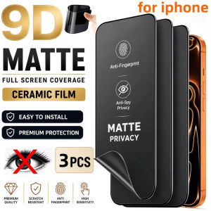 1-3Pcs Privacy Matte Screen Protector For iPhone 18 Pro Max 17 16 15 14 13 11 12 Pro 7 8 Plus X XR XS Max SE 2 Soft Ceramic Film