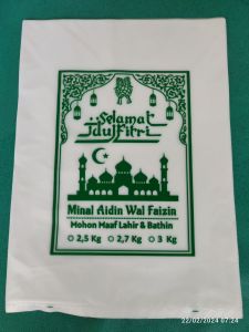 Plastik beras idul fitri zakat fitrah (CEKLIST) isi 100 lembar