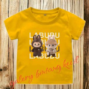 kaos viral labubu kaos labubu twins baju anak labubu