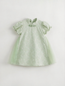 Marc&Janie | New Chinese Style Jacquard Dress Girls Summer Dress