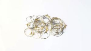 10/20Pcs Stainless Steel 20/25/30/35/40mm Hoop Earrings Big Circle Ear Wire Earring Hooks Connector DIY Earrings Jewelry Making