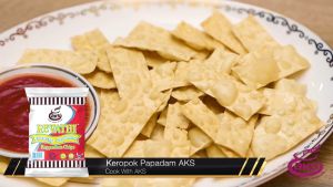 Kerepek Pappadam Rangup | Crispy Pappadam Chips [3KG] - AKS