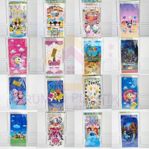 Plastik snack kue opp 18x35 kue ulang tahun souvenir happy birthday tayo frozen miki mini tsum-tsum hello kitty kuromi unicorn spiderman baby shark zoo animal paw patrol little pony princess cinderella avenger snow white doraemon jajan souvenir natal xmas