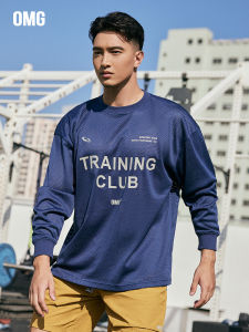 Mens Long Sleeve T-Shirt Training Sportswear Breathable Moisture Wicking Polyester Fiber round Neck Fitness Outdoor Casual