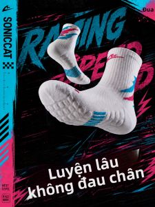 SONICCAT | Vớ Chạy Bộ Sonic Cat Thấm Mồ Hôi Chống Hôi