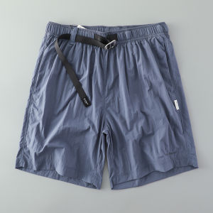 Mens Running Shorts Quick Dry Thin Five-Quarter Length Fitness Workwear Summer Sporty Casual Pants Breathable Polyester