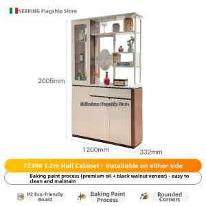 Elegant Living Room Partition Hall Cabinet Wine Cabinet