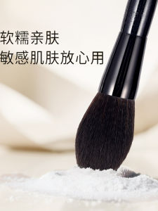 Large Size Portable Makeup Brush Professional Setting Powder Brush Ultra Soft Face Blush Brush Long Handle No Cover