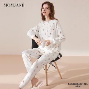 Mom Jane | Sweat Absorbing Nursing Maternity Sleepwear Set Cotton