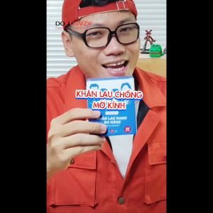 [CHÍNH HÃNG] Khăn lau kính mắt kính NANO chuyên dụng DOKCRAZY chống bám hơi nước đi mưa đeo khẩu trang