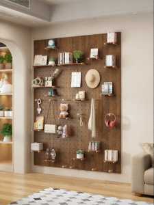 VENWOODFN | Customizable Real Wood Wall-Mounted Storage Rack