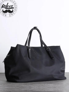 กระเป๋าผ้าไนลอนสไตล์ลำลองสำหรับผู้ชายและผู้หญิง Rolenz กระเป๋าสะพายข้างกีฬาฟิตเนสขนาดใหญ่ กระเป๋าถือแบบพับได้ ซิปปิด