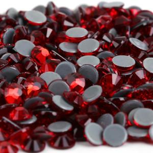 SS6-SS30 40 สีคริสตัล AB DMC Hot Fix Rhinestonesแก้ว Strass Hotfix เหล็กบน Rhinestones Nailart เย็บผ้าตกแต่ง