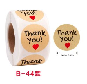 Stiker Label Thank you isi 500 pcs/roll