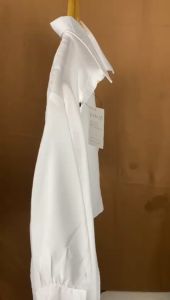 M-L-XL Kemeja Atasan Putih Lengan pendek