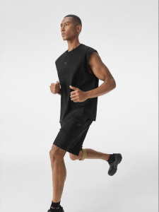 BODYDREAM | Cotton Printed Structured Mens Vest and Shorts Set