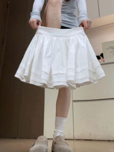 LANMENGYA | White A-line Fluffy Hemispherical Skirt