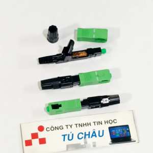 Đầu quang mạng SC / APC Xanh lá (Fast Connector Fiber optic - Rệp quang APC) / Giá bán 2 Rệp