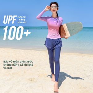 XTEP | Đồ Bơi Dài Tay và Quần Slimming Bảo Thủ