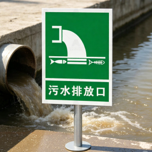RUIKELAIXIANG | Waste & Emission Identification Signs Aluminum Plate