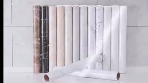 Marble Wallpaper Granite Style for Kitchen Table Top 60cm x 5m Cabinet Furniture PVC Waterproof Oil Proof