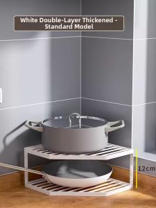 Corner Desktop Storage Shelf