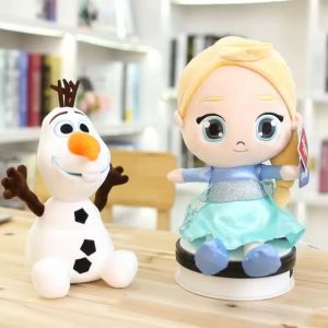 Disney Hot Movies Frozen 2 Elsa&Anna princess stuffed Doll Olaf Cartoon Cute Plush Stuffed Animals Doll gift soft toys