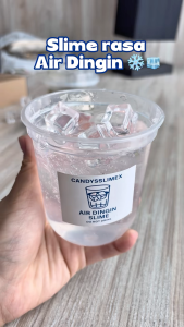 Air Dingin Slime By Candysslimex | Clear Slime | Slime Bening | Slime Minuman Viral | Mainan Anak