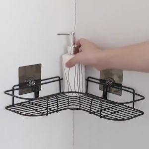 Rak Sudut Dinding Serbaguna untuk Kamar Mandi, Dapur, dan Buku