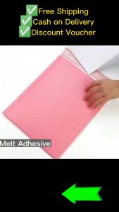 Pink Bubble Mailer Pouch w/ Sticky Seal Plastic Padded Envelope Waterproof Packaging ZUPERBEE