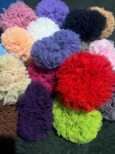 SCRUNCHIE JUMBO | IKAT RAMBUT | CEPOL HIJAB ANTI PUSING | TULLE PREMIUM SOFT