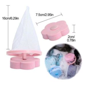 2 Pc Saringan Mesin Cuci Laundry Filter Bag Kantong Penyaring Kotoran Rambut Benang Jaring Apung
