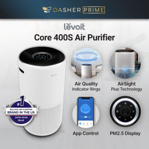 Levoit Core 400S Smart WiFi Air Purifier Effective Range 83 m PM2.5 Laser Dust Sensor Air Quality