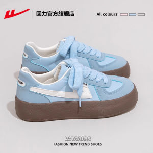 Womens Sport Shoes Thick Bottom Green Color Block Low Top Lace up Synthetic Leather And Fabric Upgraded Version of Spring 2024