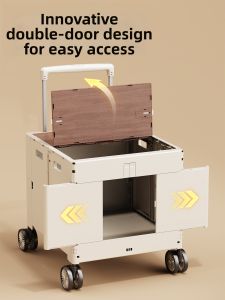smit | Large Capacity Foldable Wheeled Storage Box