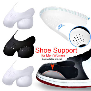 2PCS/Pair Anti-wrinkle Shoe Support Protector for Men Women Sports Shoe Support Toe TPE Breathable Comfortable Outdoor Running Fitness Shoe Support Pad Sports Accessories