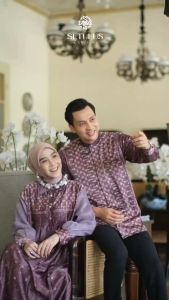 Asmara Set Couple - Baju Couple Pasangan Lebaran 2025 Sarimbit Keluarga Terbaru