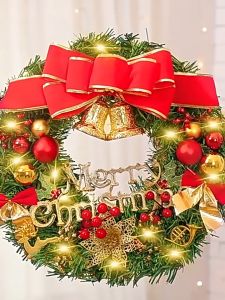 30/40cm handmade atmosphere Christmas wreath decoration