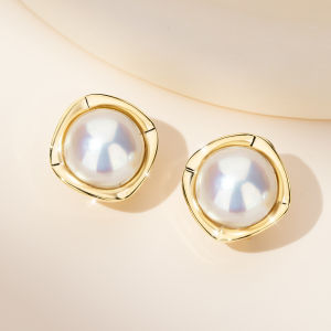 Qlady | Elegant Pearl Sterling Silver Earrings New