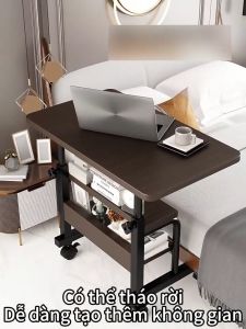 Bàn làm việc  nâng hạ chiều cao thiết kế tiện lợi phù hợp với mọi lứatuổi dùng để ngồi giường hoặc sofa，Bàn làm việc đa năng  cóthểnâng hạ và có bánh xe di chuyển