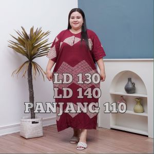 Daster Jumbo Terbaru XXXL LD 130 XXXXL LD 140 Baju Bumil Kancing Depan Busui