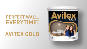 AVITEX GOLD CAT INTERIOR DAN EXTERIOR 1 KG WARNA TINTING - GRADASI WARNA TUA