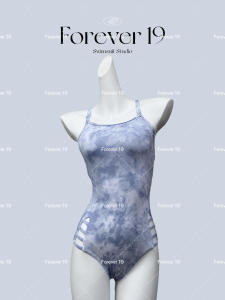 Bộ Đồ Bơi Liền Thân Nữ Forever 19 Có Đệm Ngực Có Thể Tháo Rời Cạp Thấp Thiết Kế Khoét Sâu Không Tay Đồ Bơi Chuyên Nghiệp