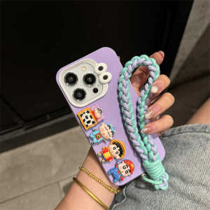 Creative Cartoon Cover Soft Silicone Phone Case for Apple 15 pro Max Cute Protective Shell for Huawei Mate60 Womens Style